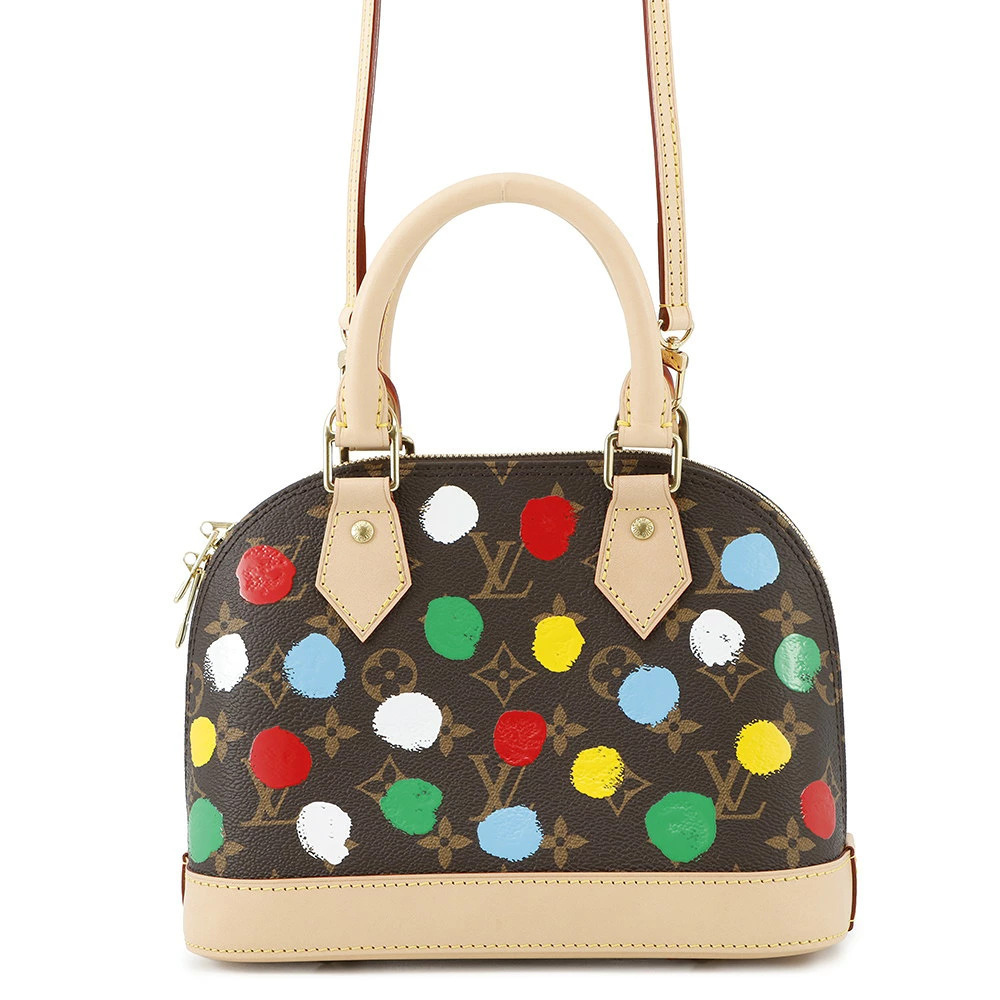 Louis Vuitton handbag Monogram painted dot LV YK Alma shoulder bag Yayoi Kusama
